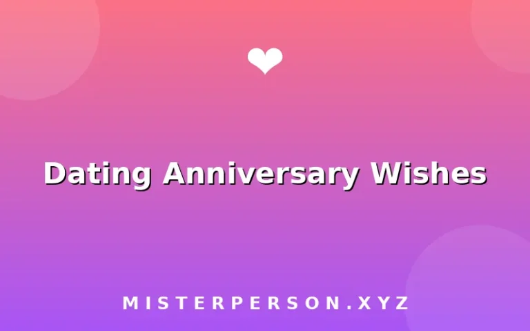 Dating Anniversary Wishes