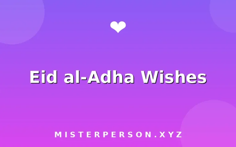 Eid al-Adha Wishes