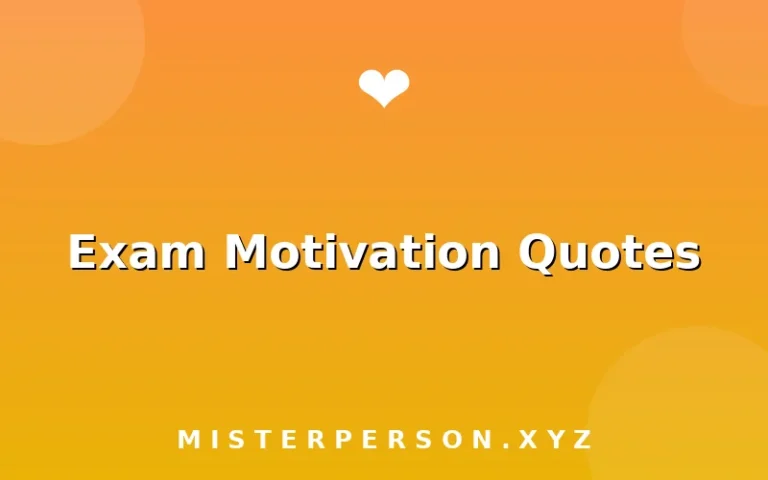 Exam Motivation Quotes
