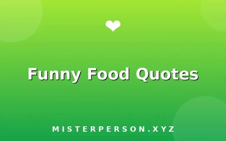 Funny Food Quotes
