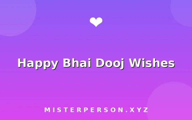 Happy Bhai Dooj Wishes