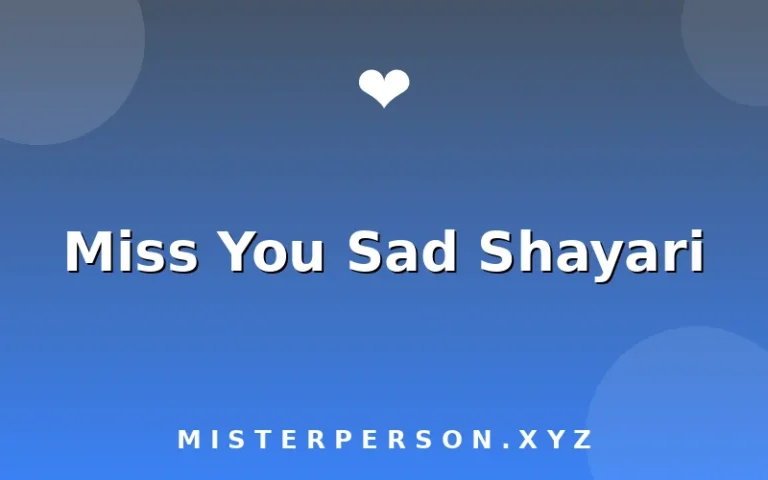 Miss You Sad Shayari