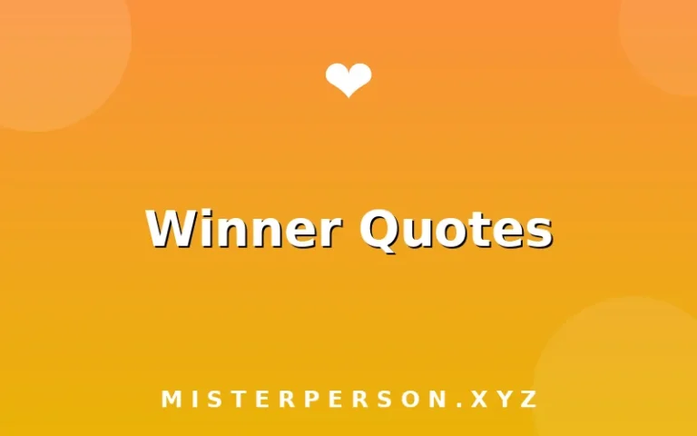 Winner Quotes